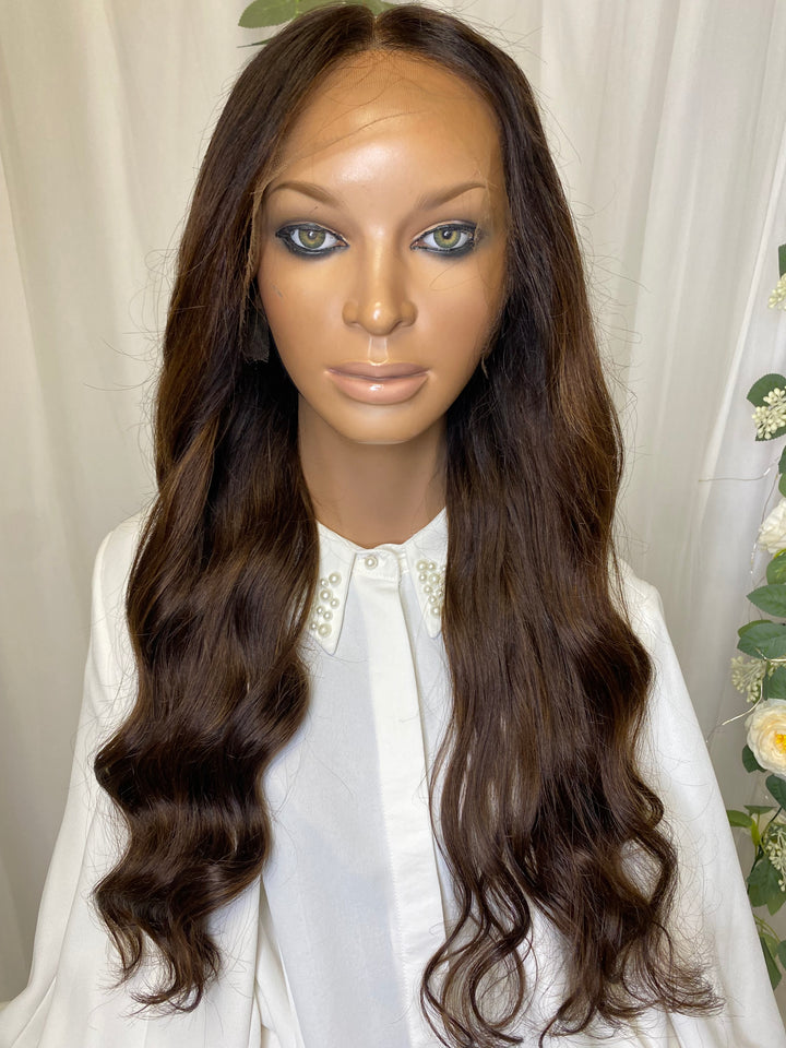 Chocolate wig (HD marron-petit S)