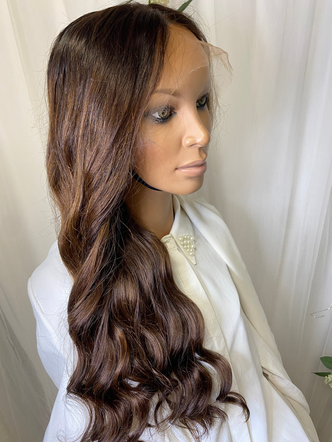 Chocolate wig (HD marron-petit S)