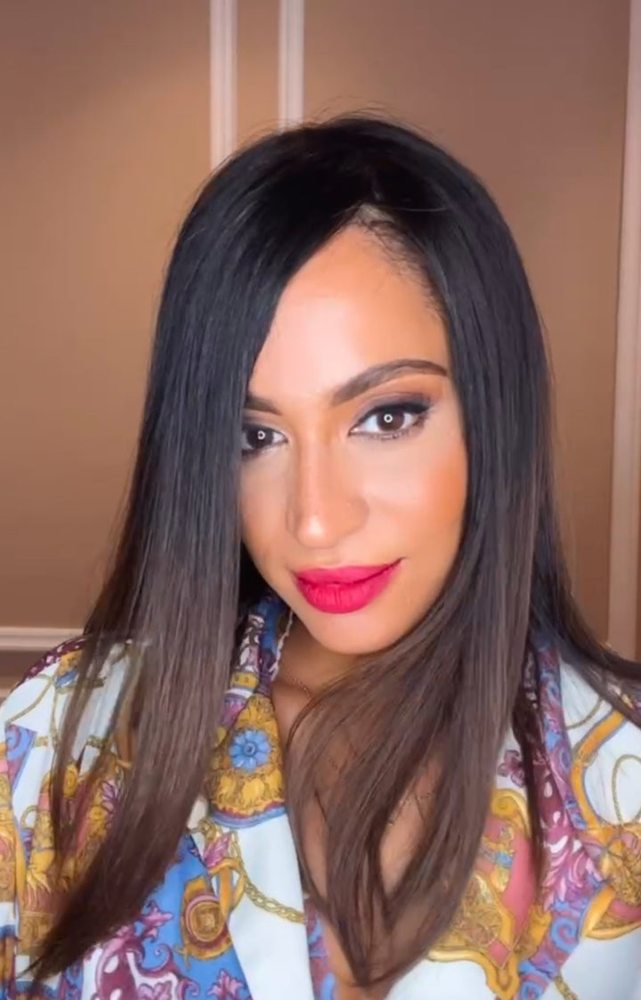 Chocolate Liberty (European lace top wig)