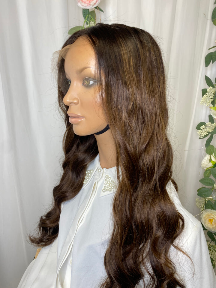 Chocolate wig (HD marron-petit S)