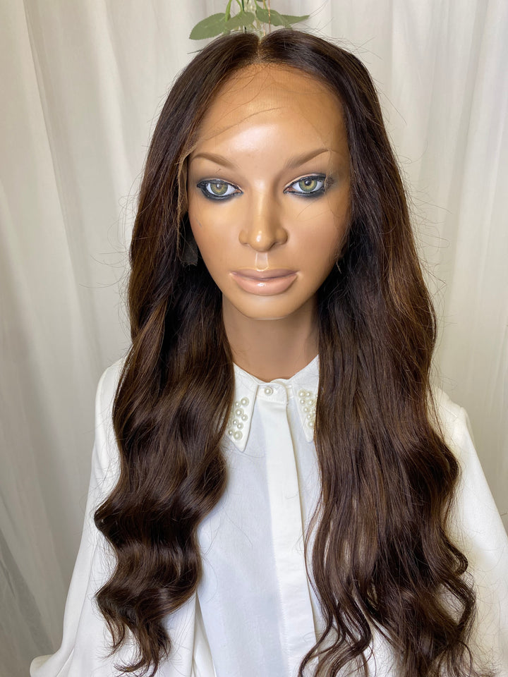 Chocolate wig (HD marron-petit S)