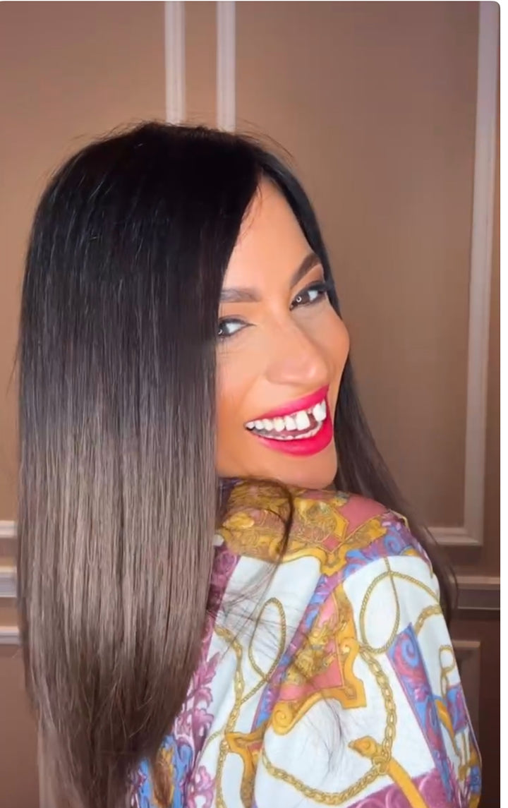 Chocolate Liberty (European lace top wig)