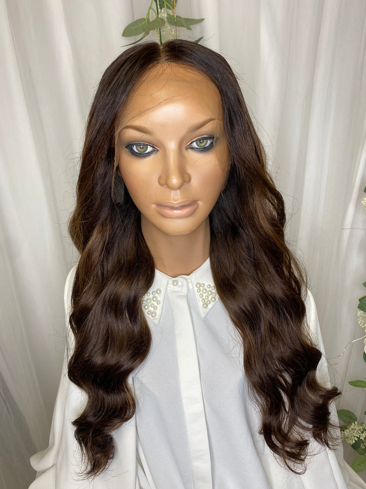 Chocolate wig (HD marron-petit S)