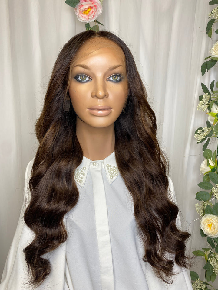 Chocolate wig (HD marron-petit S)