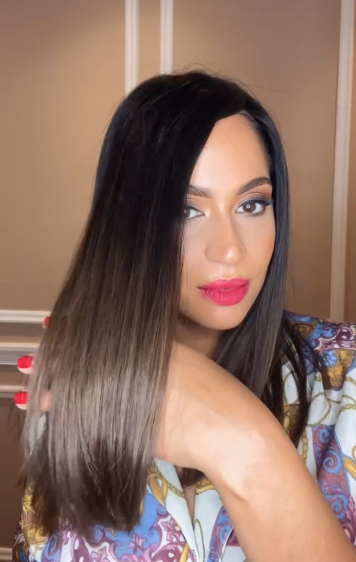 Chocolate Liberty (European lace top wig)