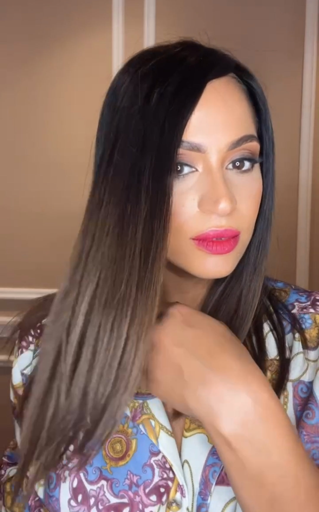 Chocolate Liberty (European lace top wig)