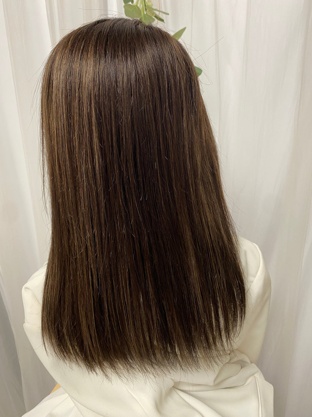 Grace (bonnet M dentelle marron)