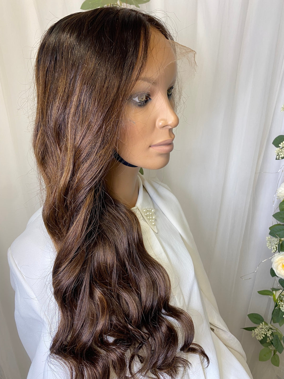 Chocolate wig (HD marron-petit S)