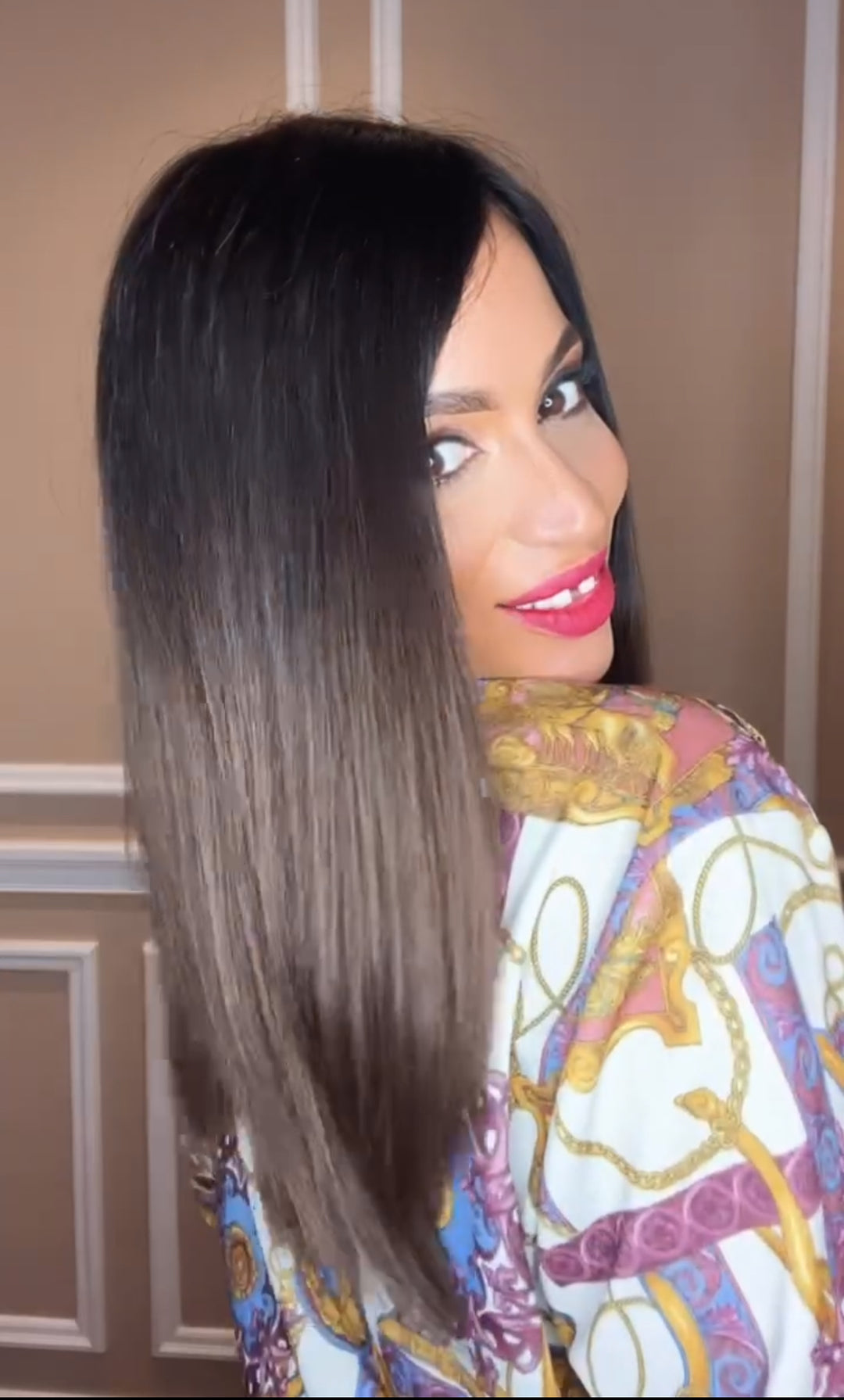 Chocolate Liberty (European lace top wig)