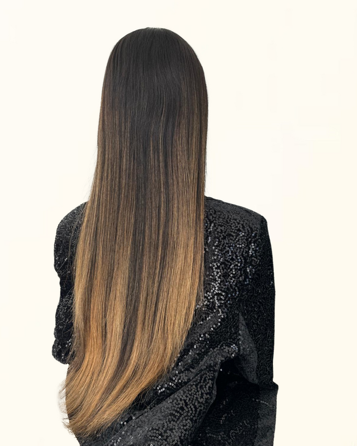Star Shine - (dentelle marron)