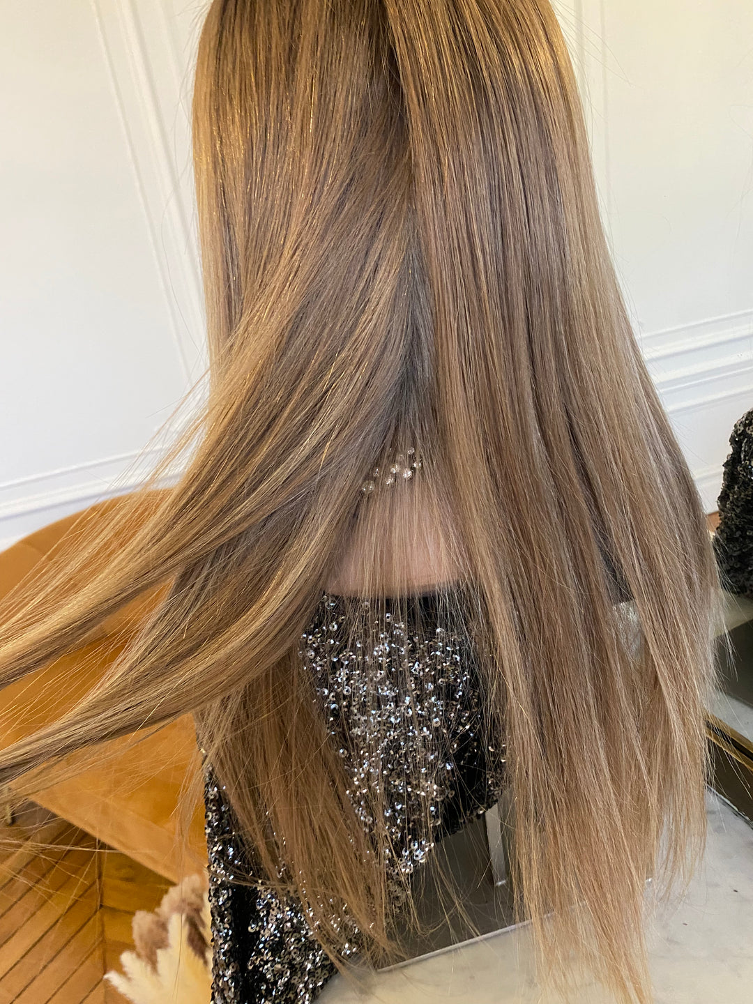 Aurora blond HD (dentelle marron)