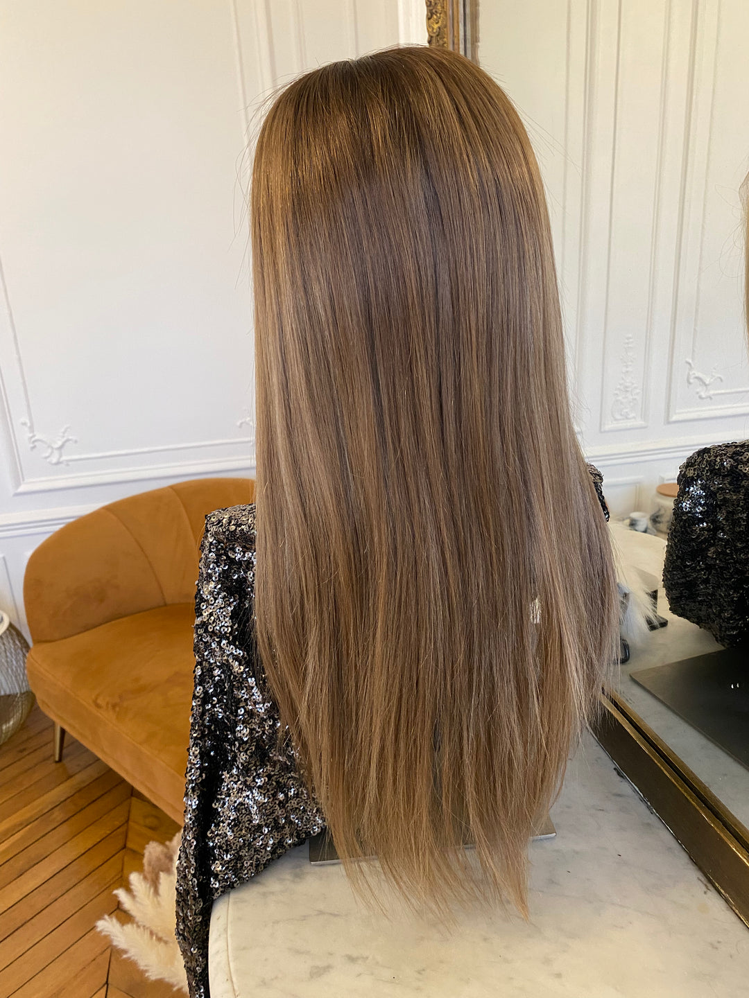 Aurora blond HD (dentelle marron)